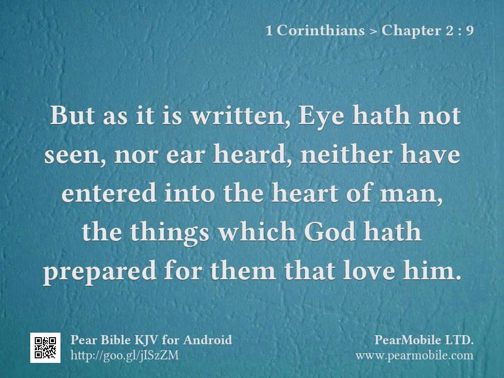 1 Corinthians, Chapter 2:9